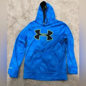 Under Armour  Blue camo sweatshirt with Neon Accent